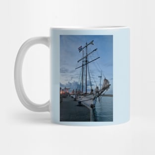 Tall Ship docked for the night Mug